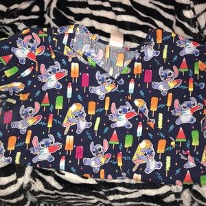Stitch scrub top